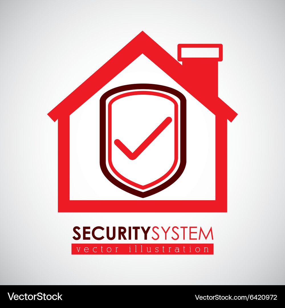 Security systems design Royalty Free Vector Image