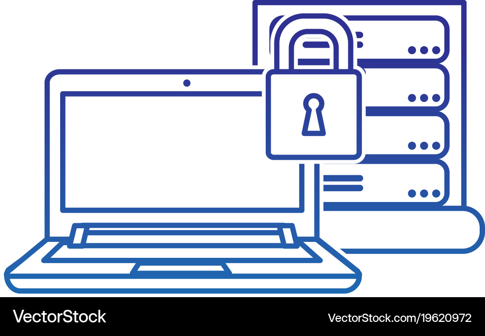 Web hosting design Vector Image