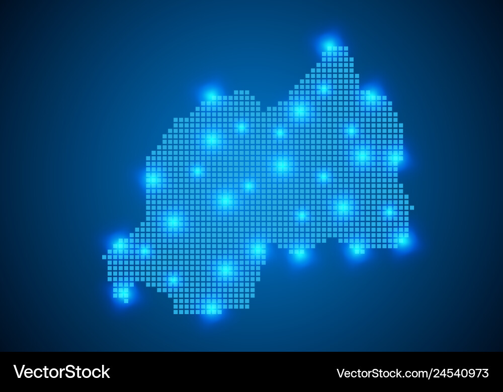 Abstract blue background with map internet line Abstract blue background with map internet line vector image