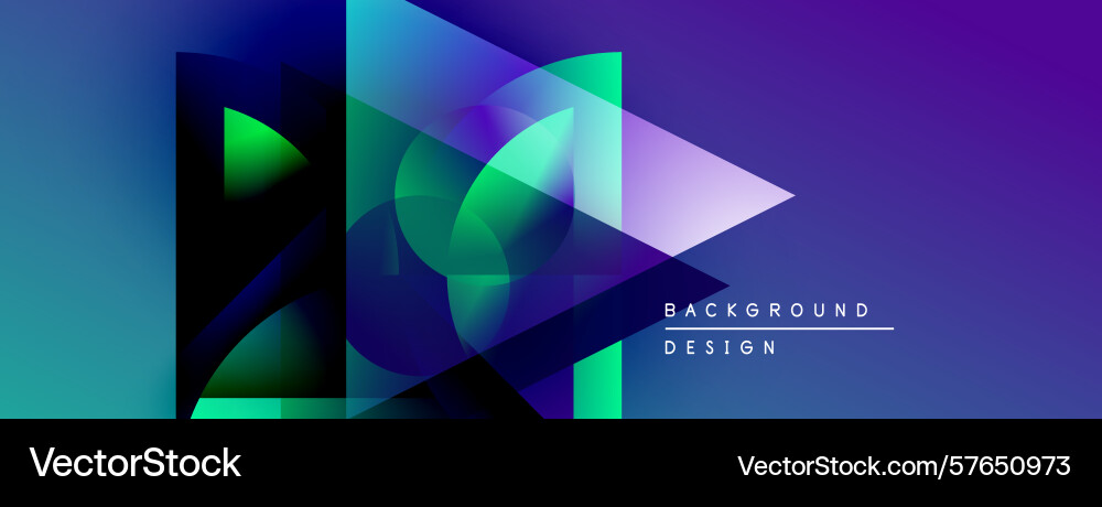 Abstract geometric shapes overlap creating Abstract geometric shapes overlap creating vector image