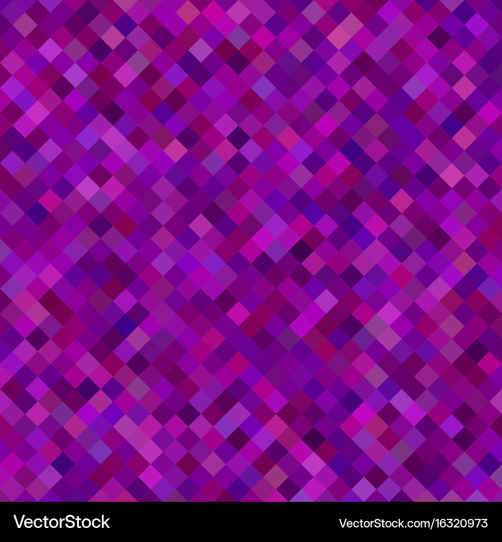 Diagonal square pattern background - from squares vector image