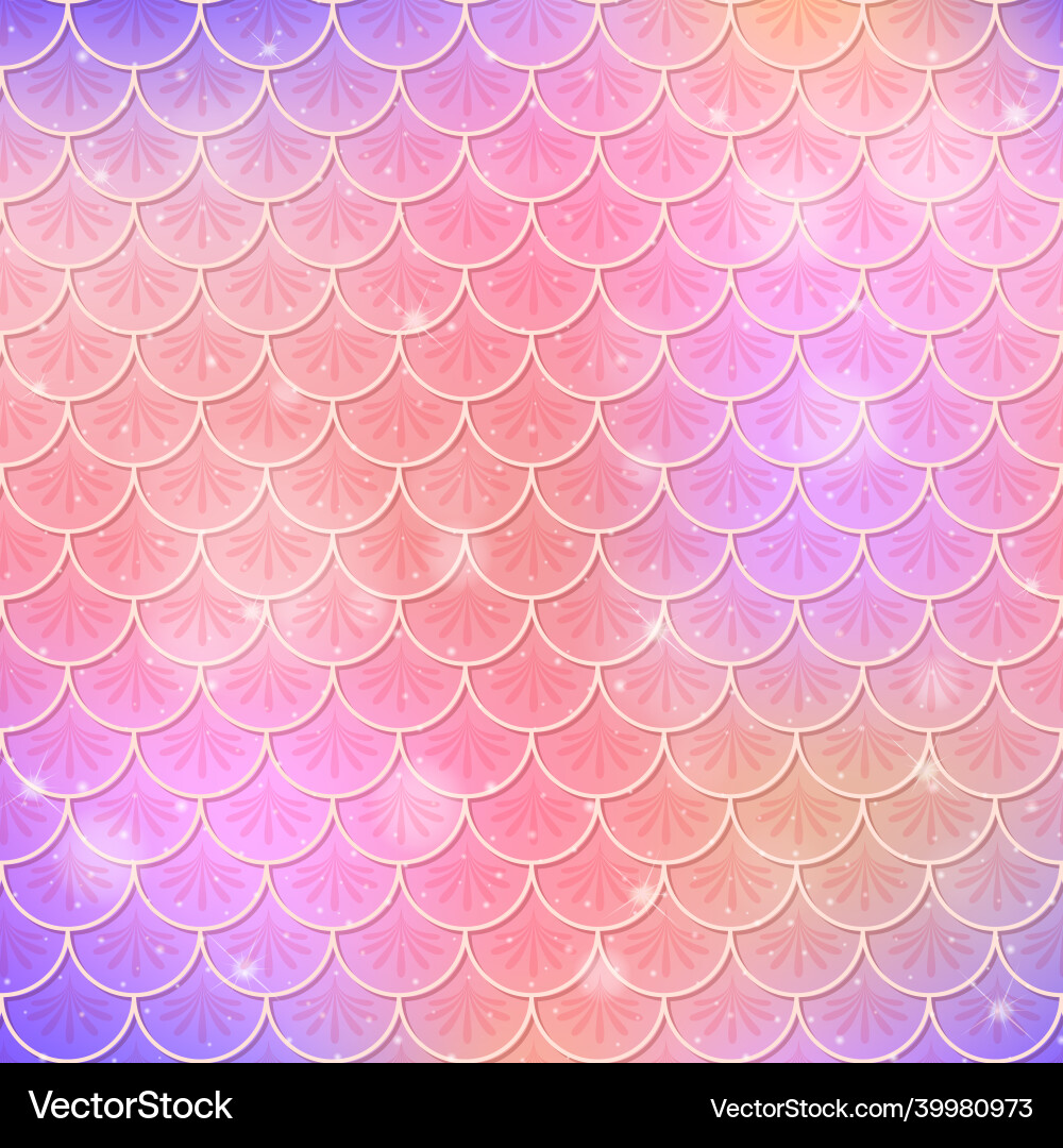 Fish scale seamless pattern background Fish scale seamless pattern background vector image