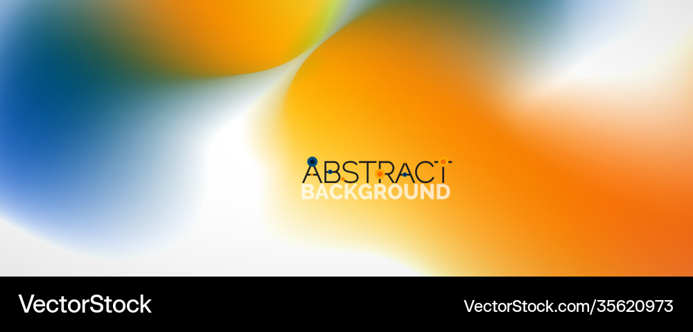 Fluid color gradient abstract background trendy Vector Image