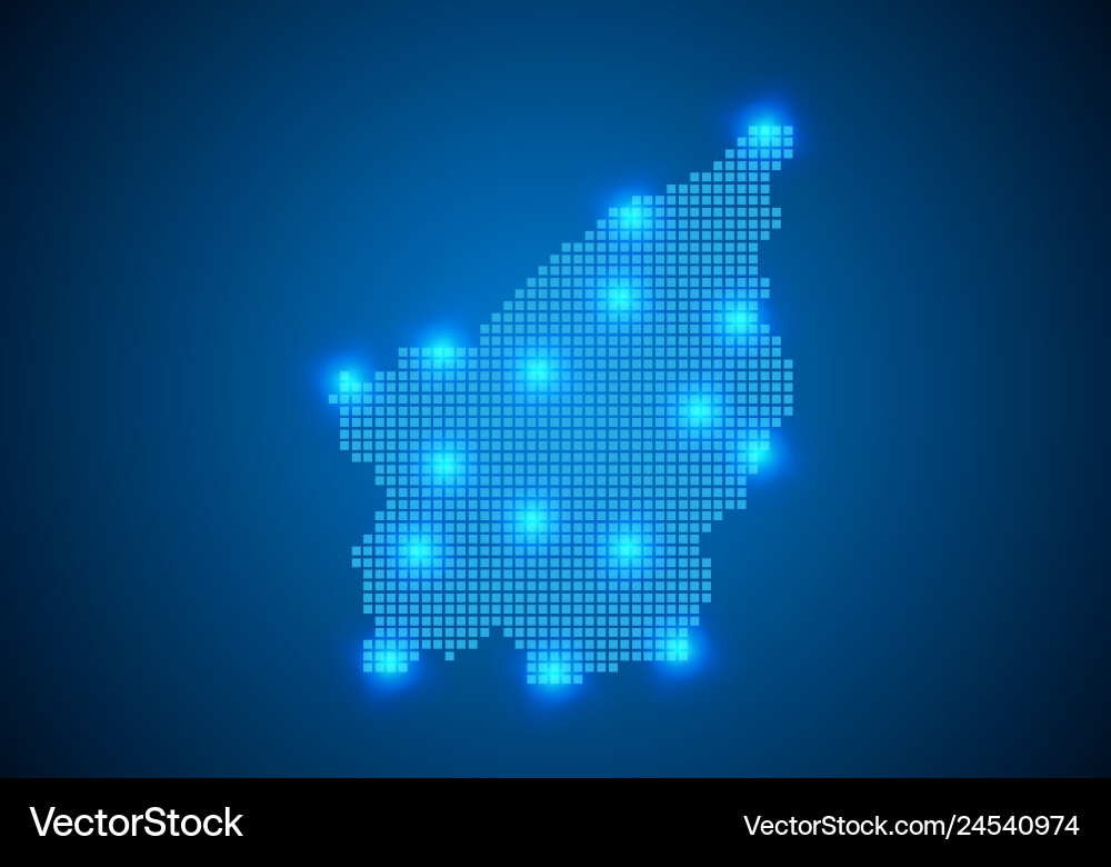 Abstract blue background with map internet line Abstract blue background with map internet line vector image