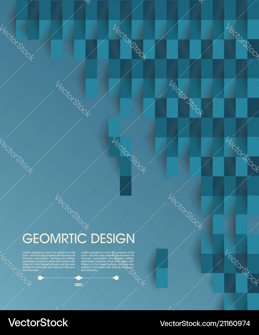 Abstract geometric background from blue slips Abstract geometric background from blue slips vector image