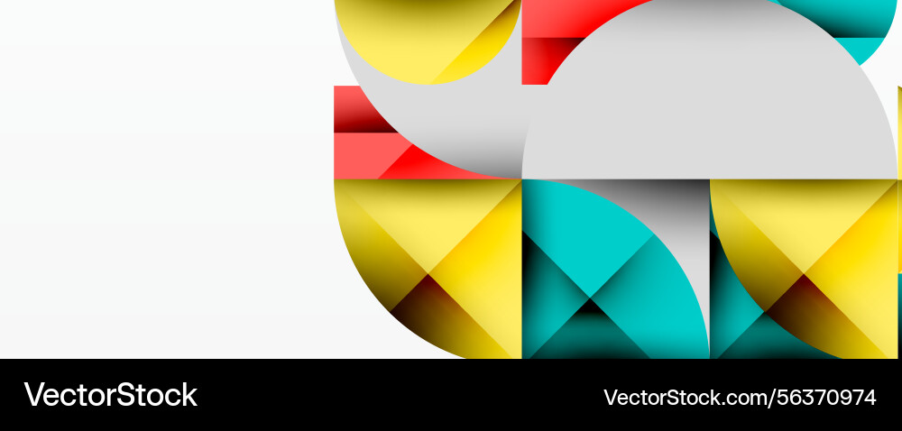 Abstract geometric shapes overlap creating Abstract geometric shapes overlap creating vector image