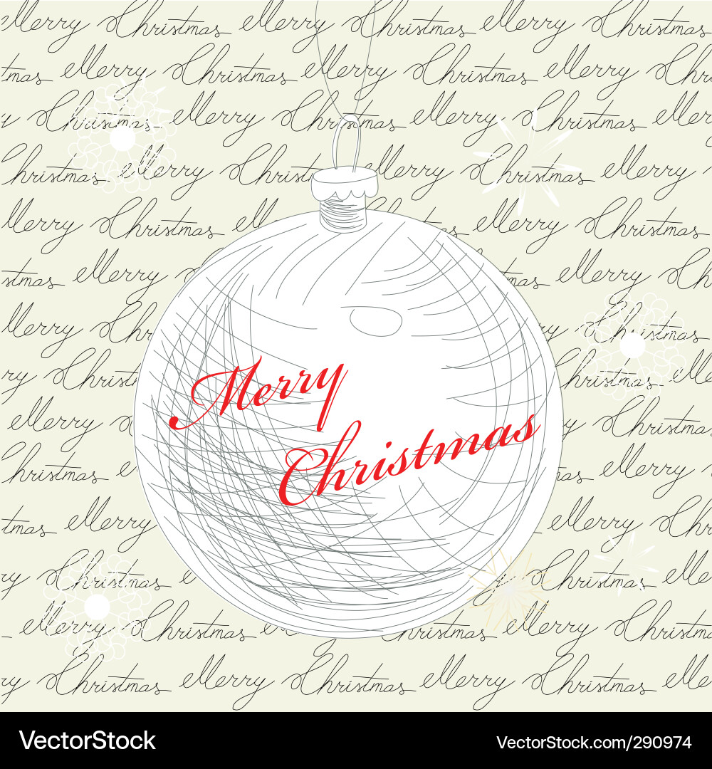 Christmas card Vector Image