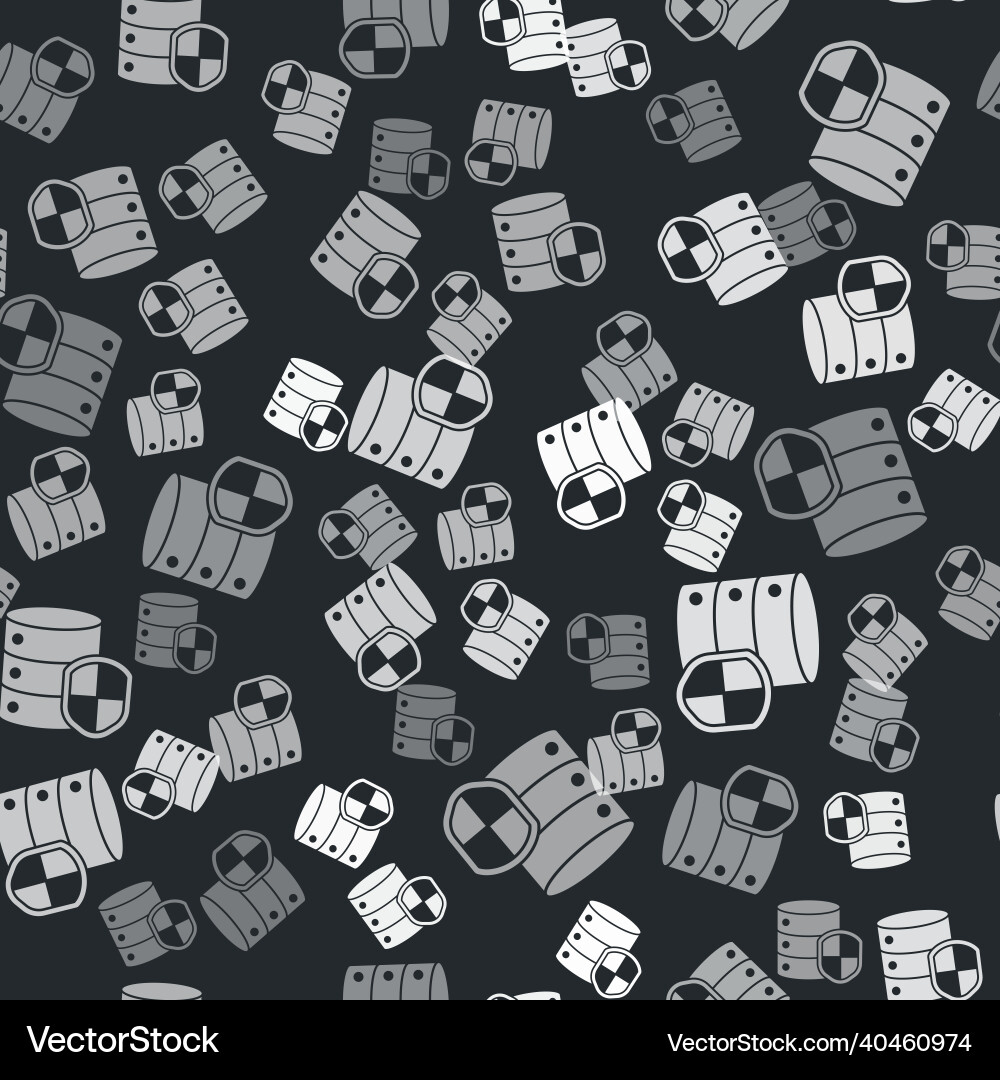 Grey server with shield icon isolated seamless Grey server with shield icon isolated seamless vector image