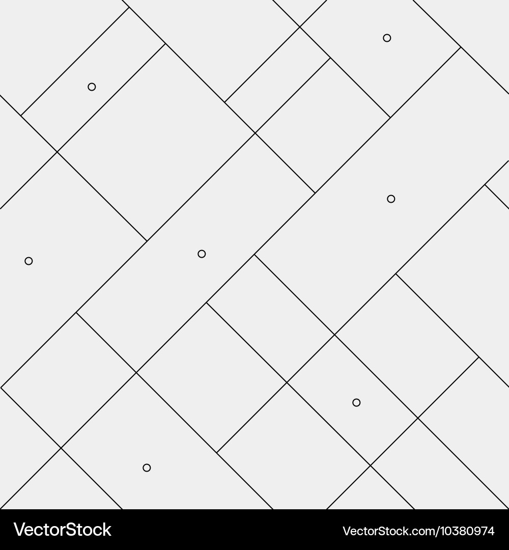 Seamless pattern diagonal polygonal rectangular vector image