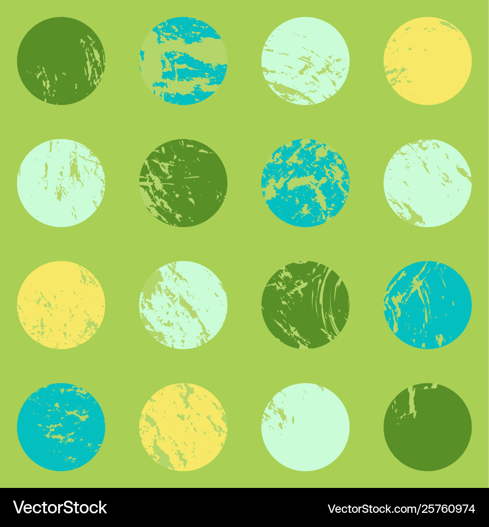 Simple pattern with bright polka dots Vector Image