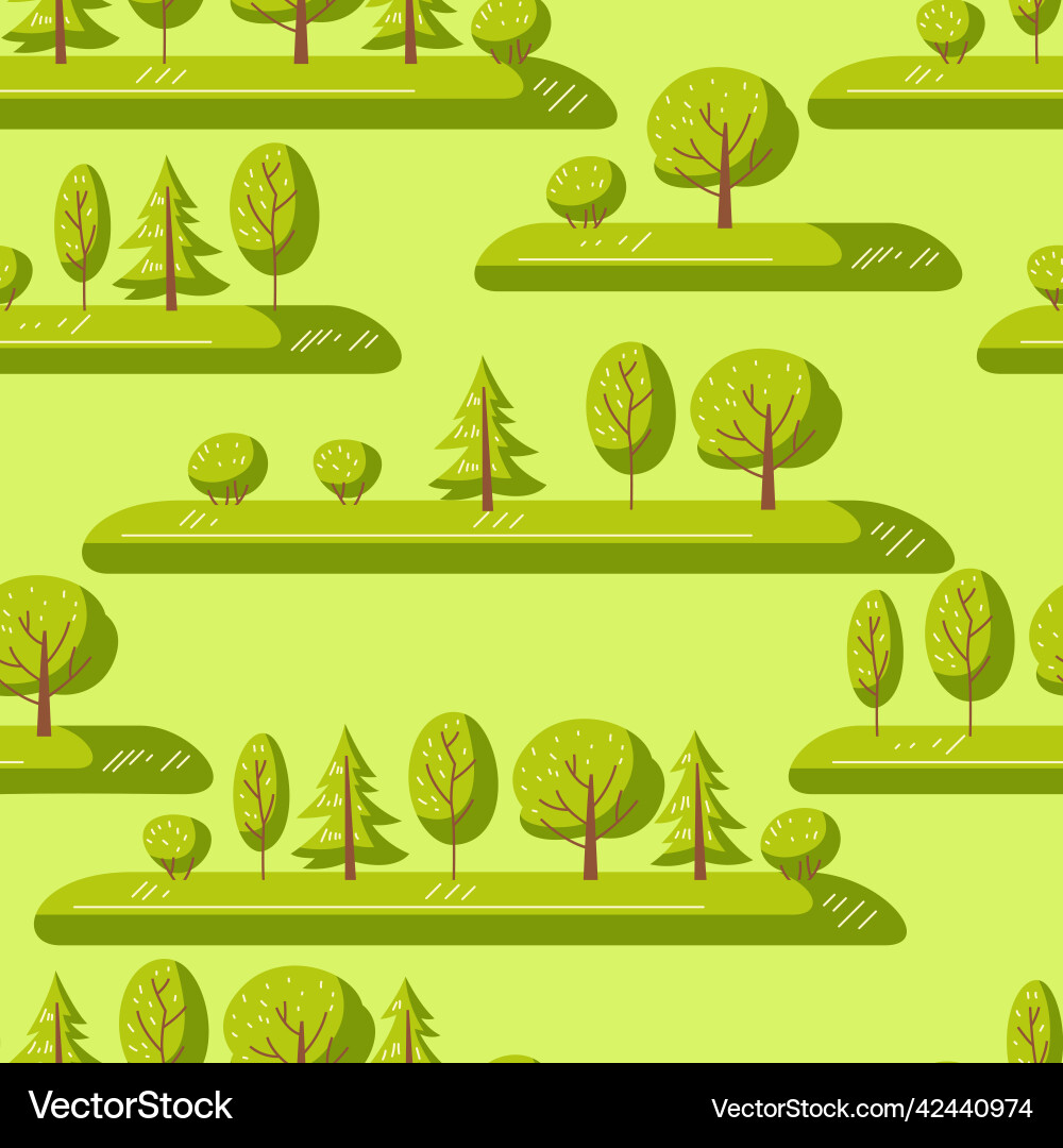 Spring or summer seamless pattern with stylized Spring or summer seamless pattern with stylized vector image