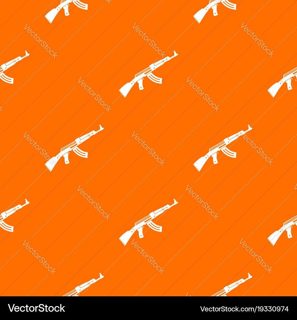 Submachine gun pattern seamless Vector Image
