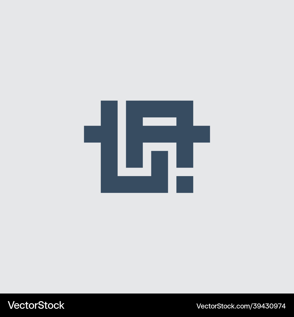 Ta - monogram or logotype design element icon Ta - monogram or logotype design element icon vector image
