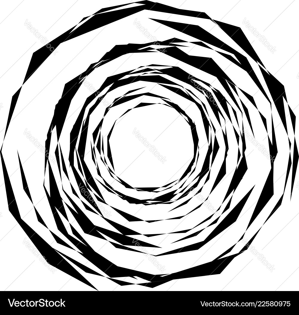 Geometric radial element abstract concentric Geometric radial element abstract concentric vector image