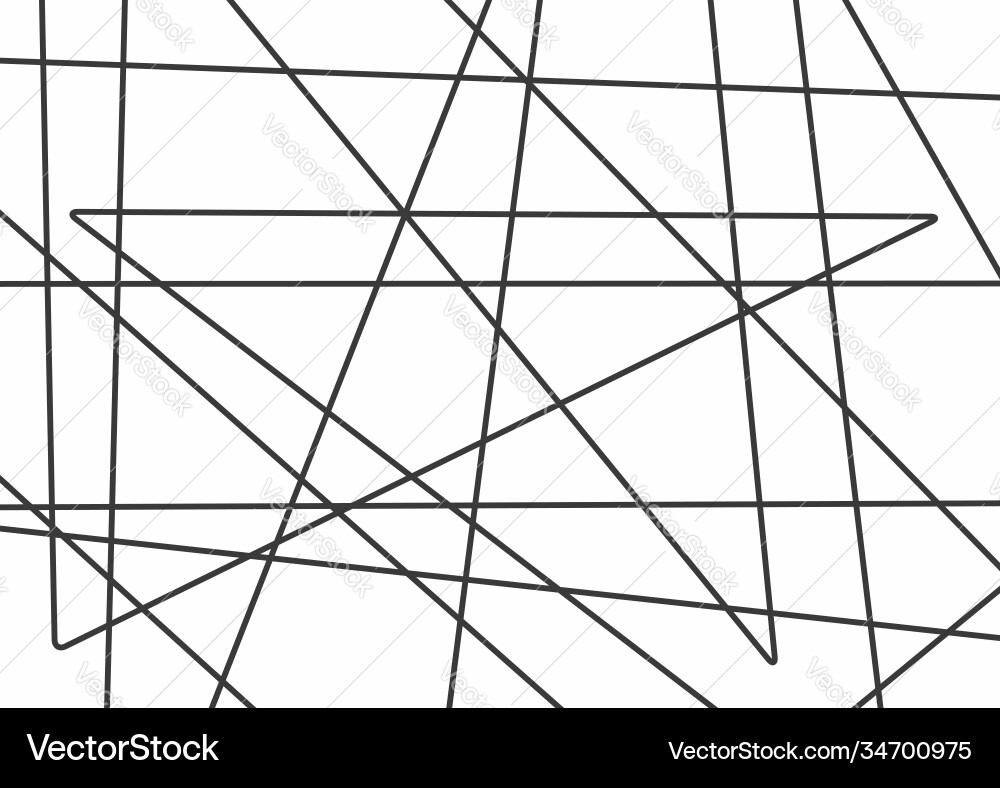 Horizontal template with randomly intersecting Horizontal template with randomly intersecting Vector Image