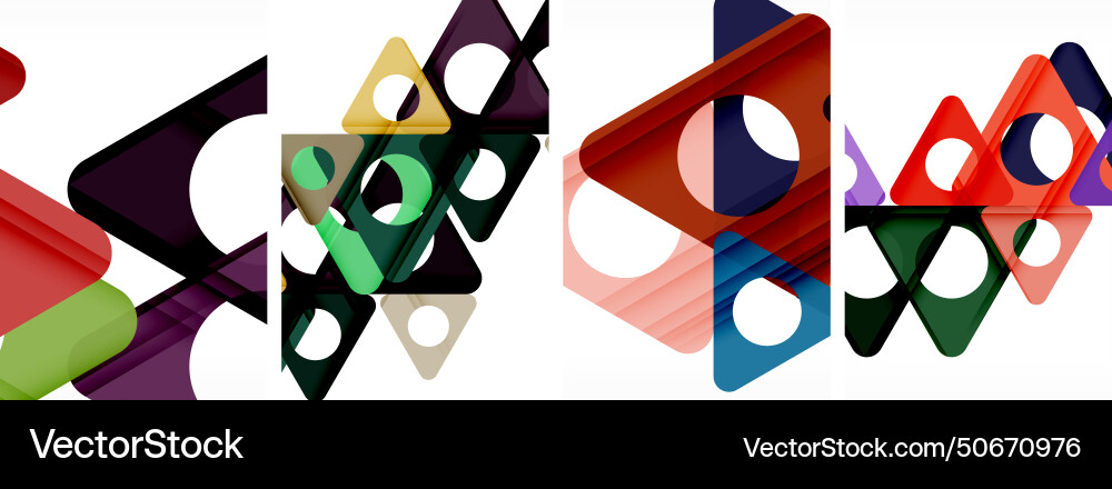 Abstract background set featuring captivating Abstract background set featuring captivating vector image
