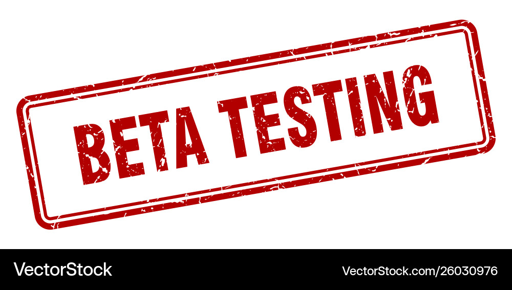 Beta testing Vector Image