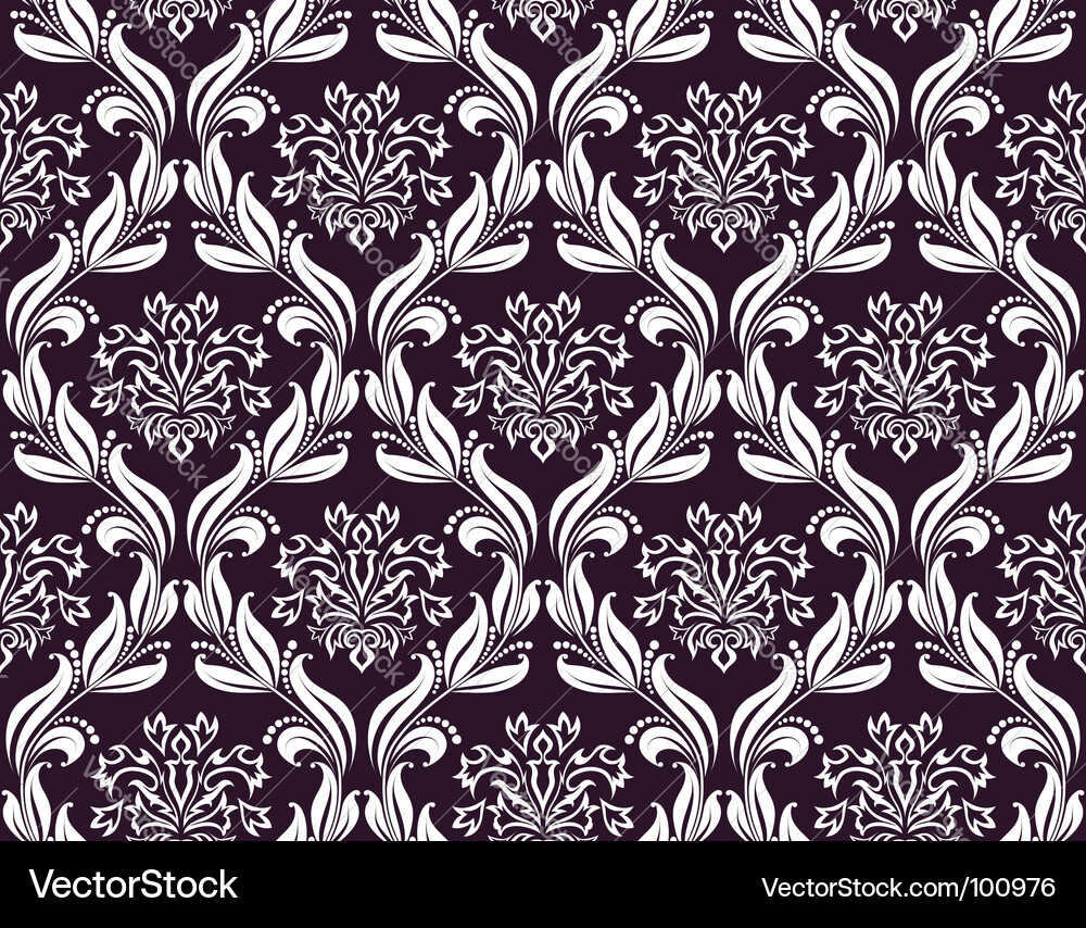 Damask pattern Vector Image