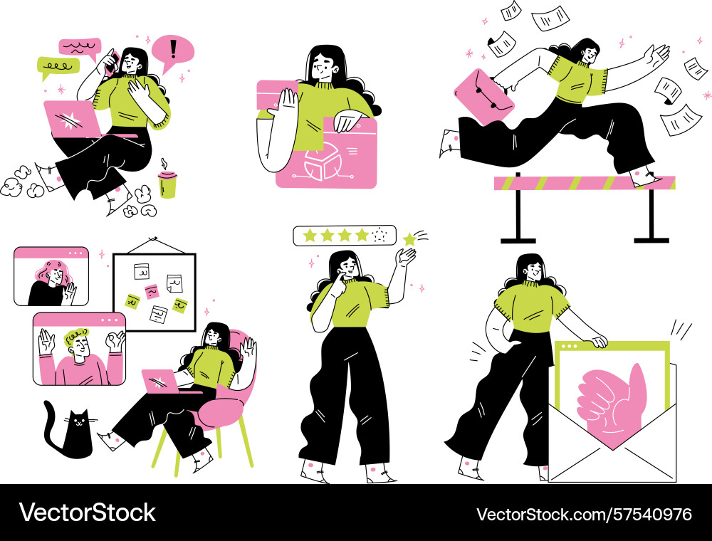 Dynamic and engaging that depict Vector Image