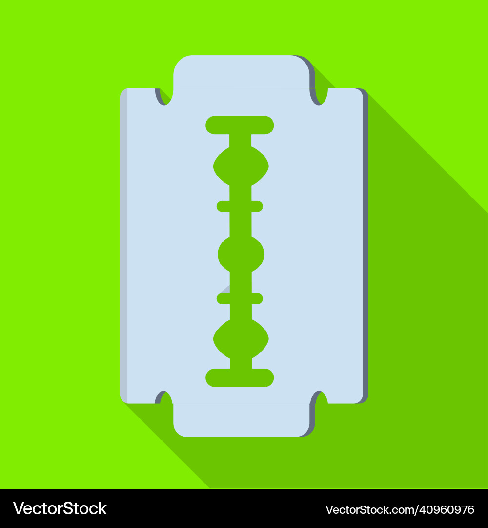 Isolated object of blade and razor icon Vector Image
