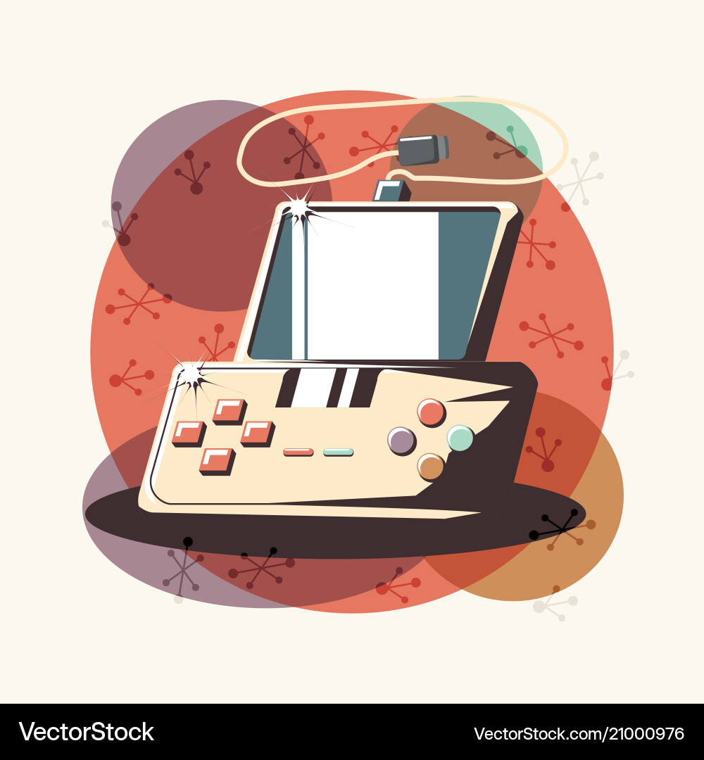 Retro Arcade Controller vector image