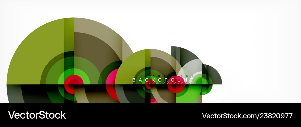 Circular abstract background Vector Image