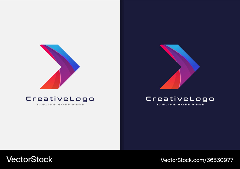 Creative logo design based arrow shape usable Creative logo design based arrow shape usable vector image