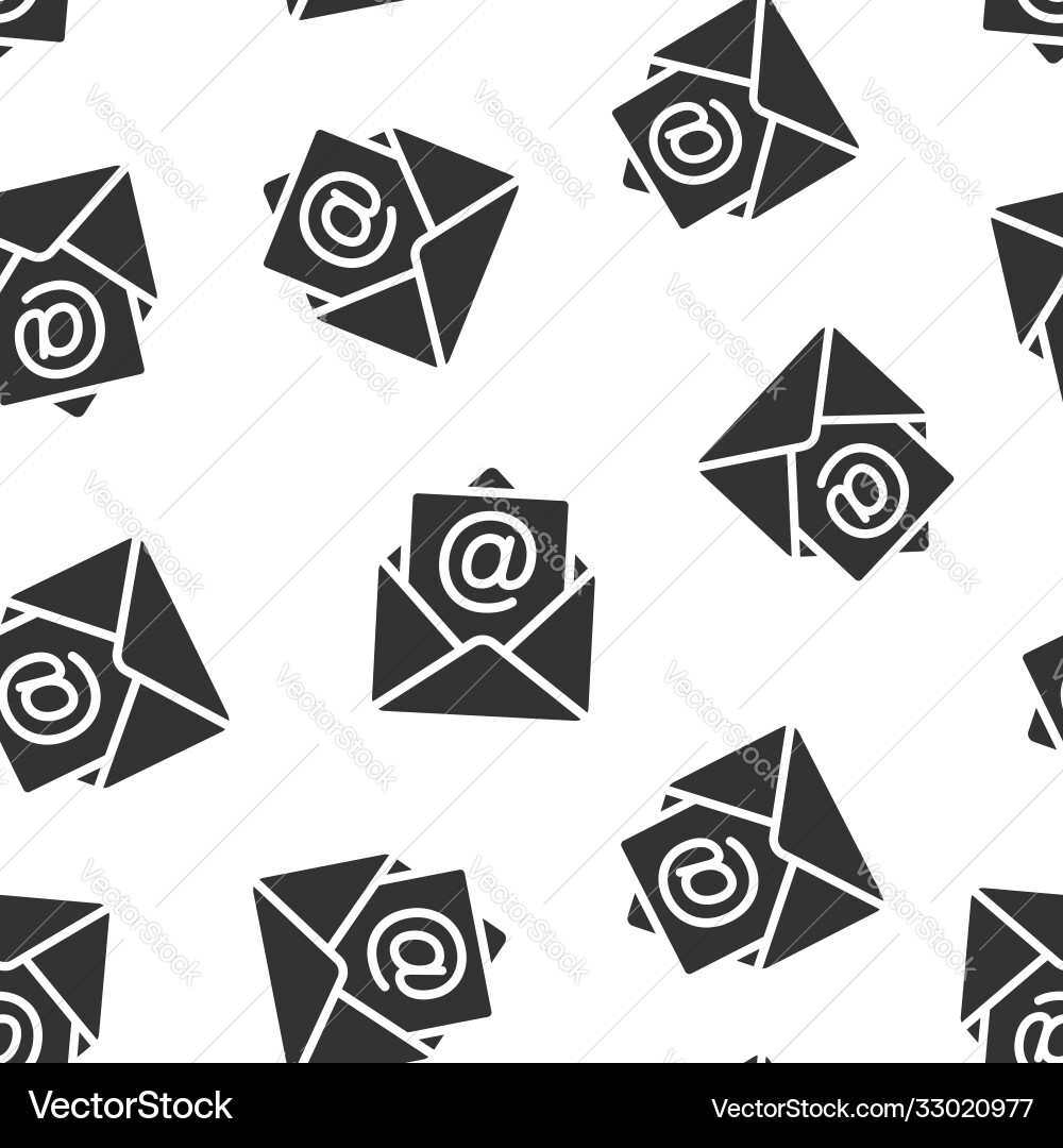 Email message icon in flat style mail document Email message icon in flat style mail document Vector Image