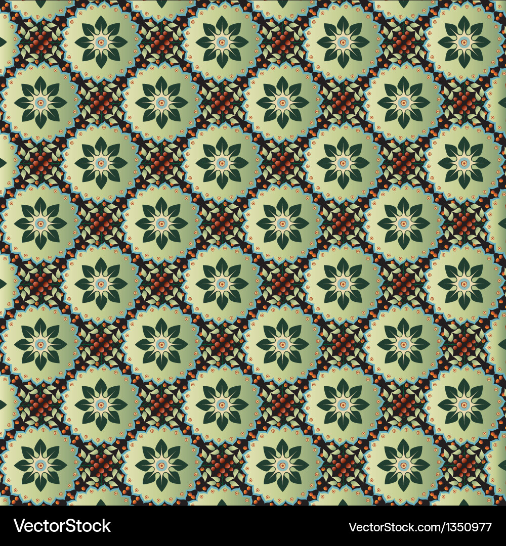 Oriental seamless pattern version Vector Image