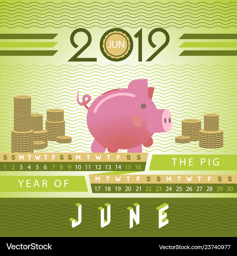 Piggy bank business investment motivative Piggy bank business investment motivative vector image