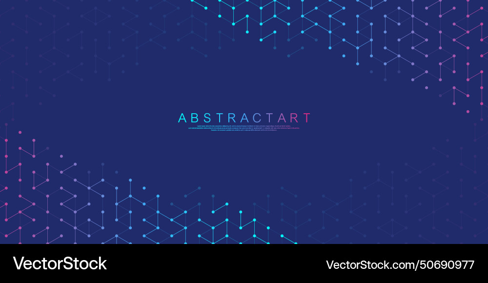 Technology abstract lines and dots connect Technology abstract lines and dots connect vector image