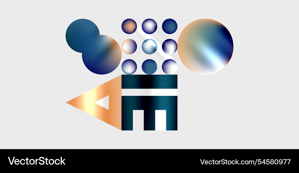Triangles circles squares rectangles design Triangles circles squares rectangles design vector image