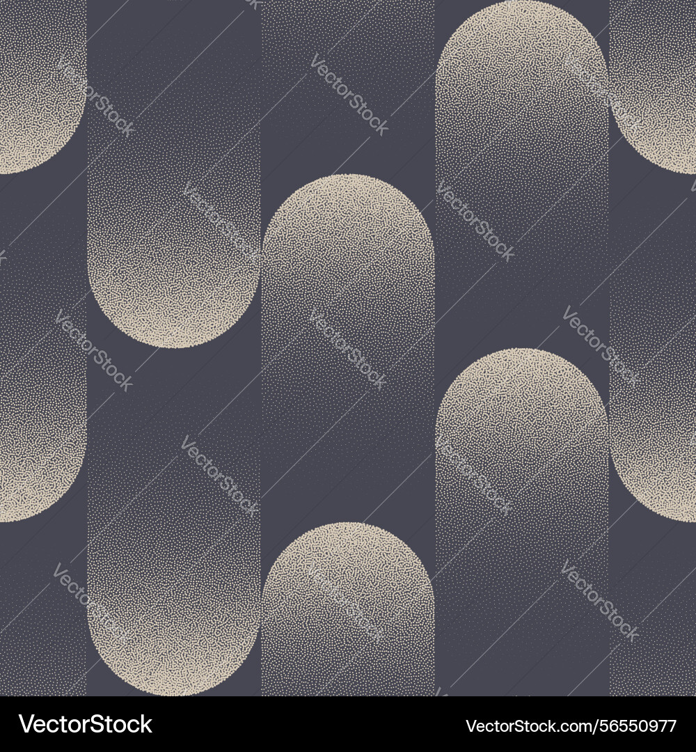 Vertical dotwork pattern trend with rounded Vertical dotwork pattern trend with rounded vector image