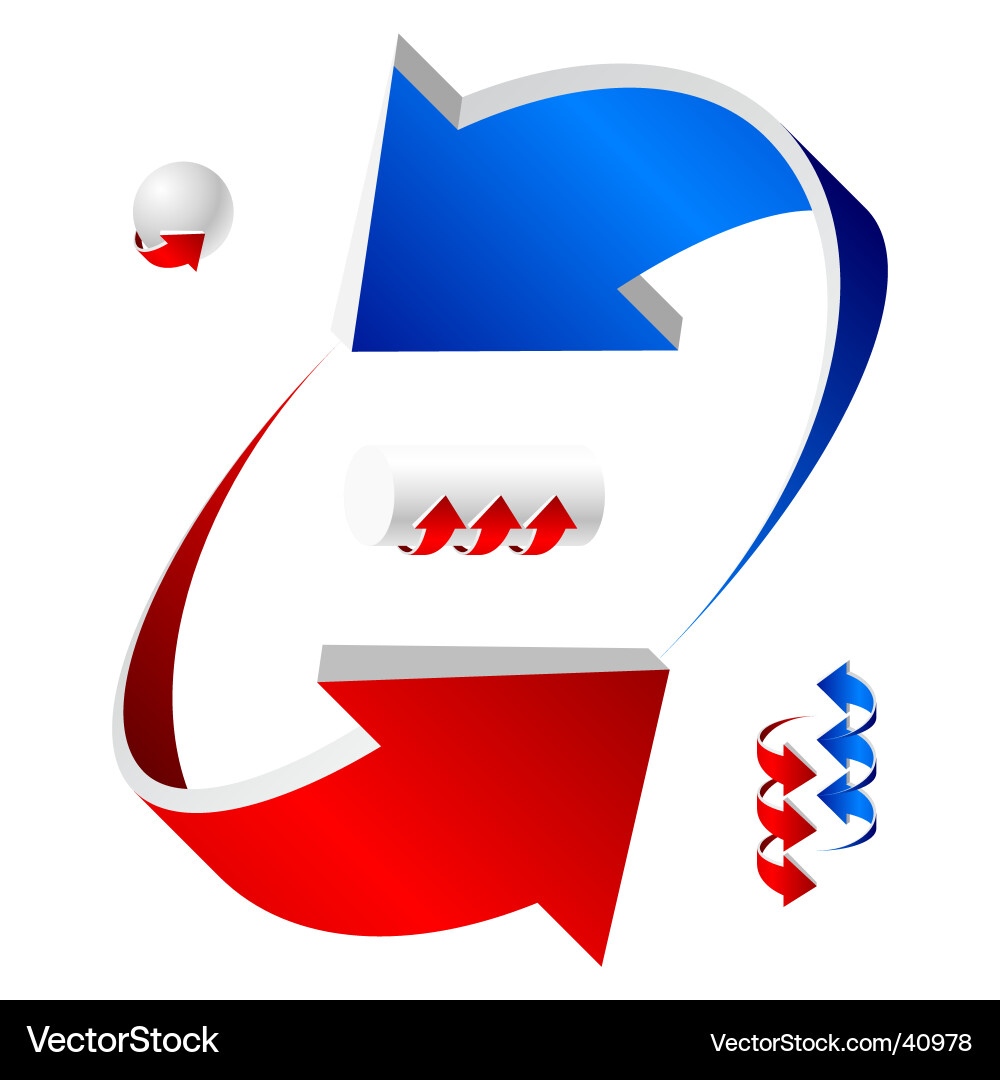 Abstract Arrows vector image
