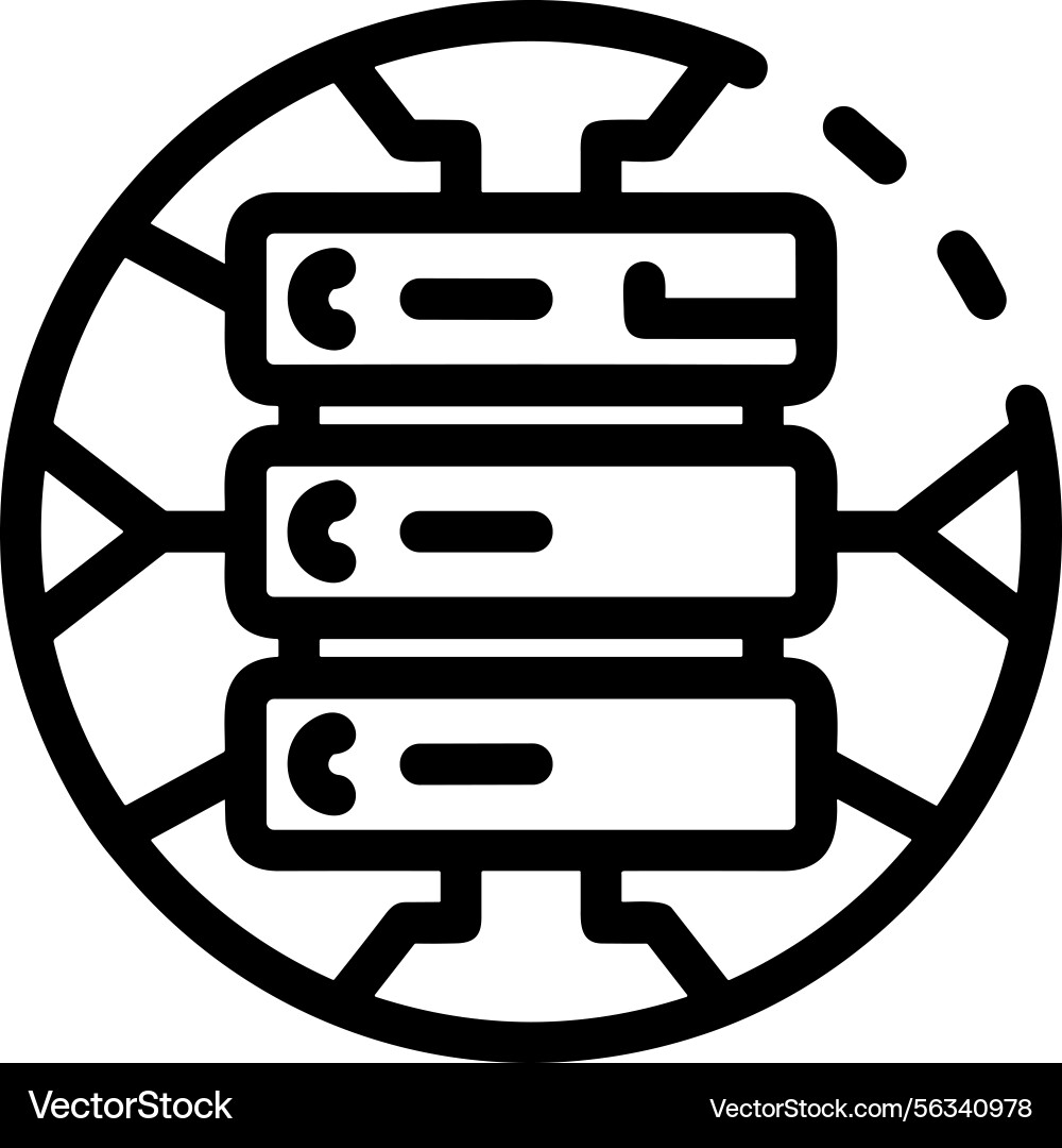 Computer icon symbol image Vector Image