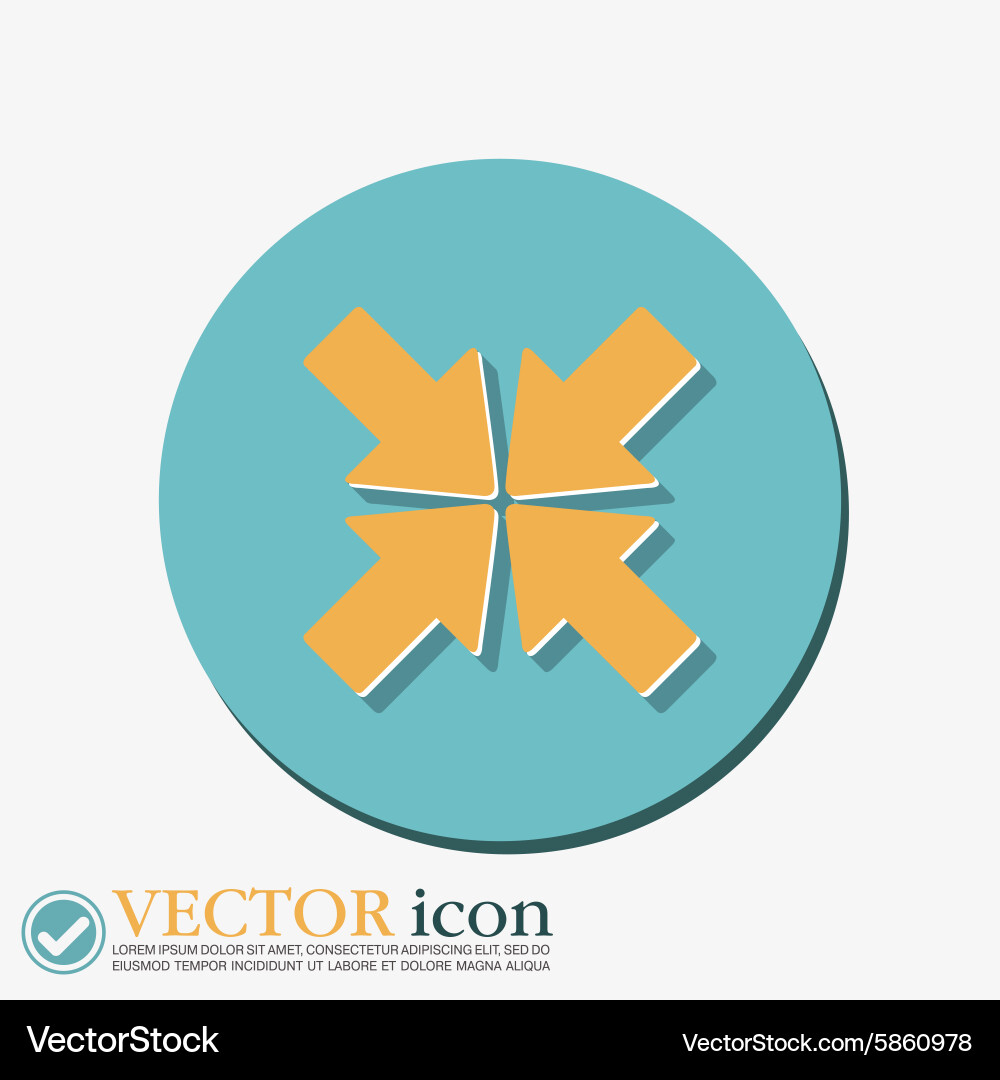 Move arrows Royalty Free Vector Image - VectorStock