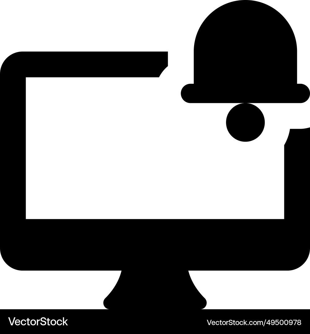 Popups are used to notify users vector image