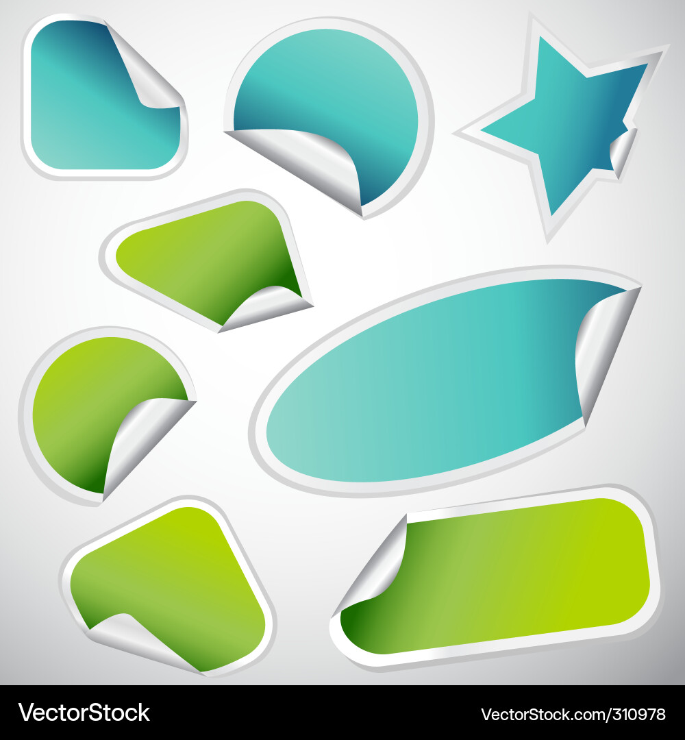 Post-it Notes and Paper vector image