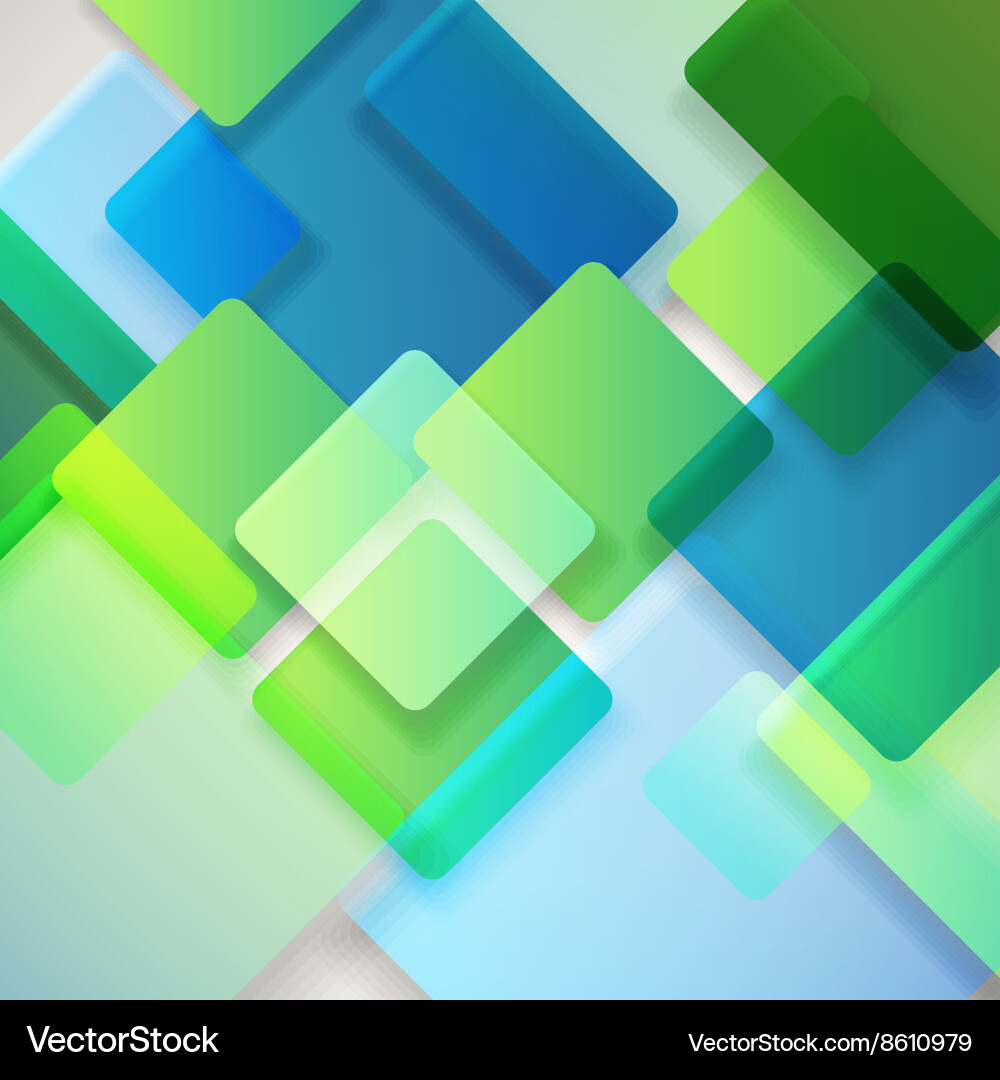 Abstract background of different color squares vector image