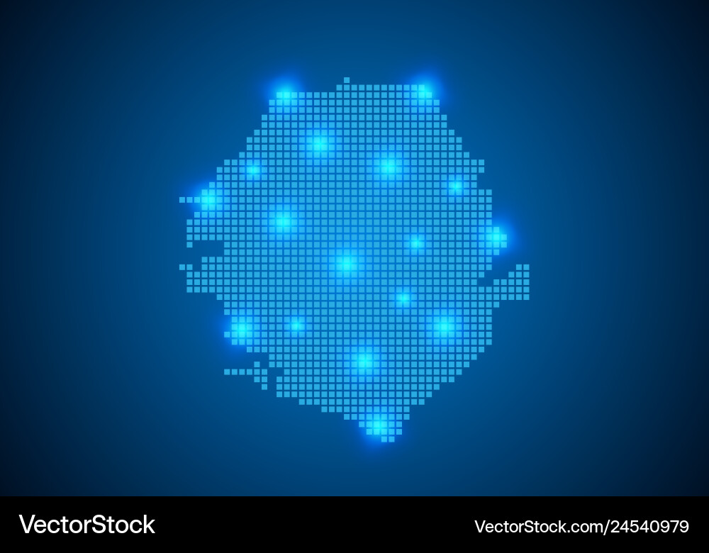 Abstract blue background with map internet line Abstract blue background with map internet line vector image
