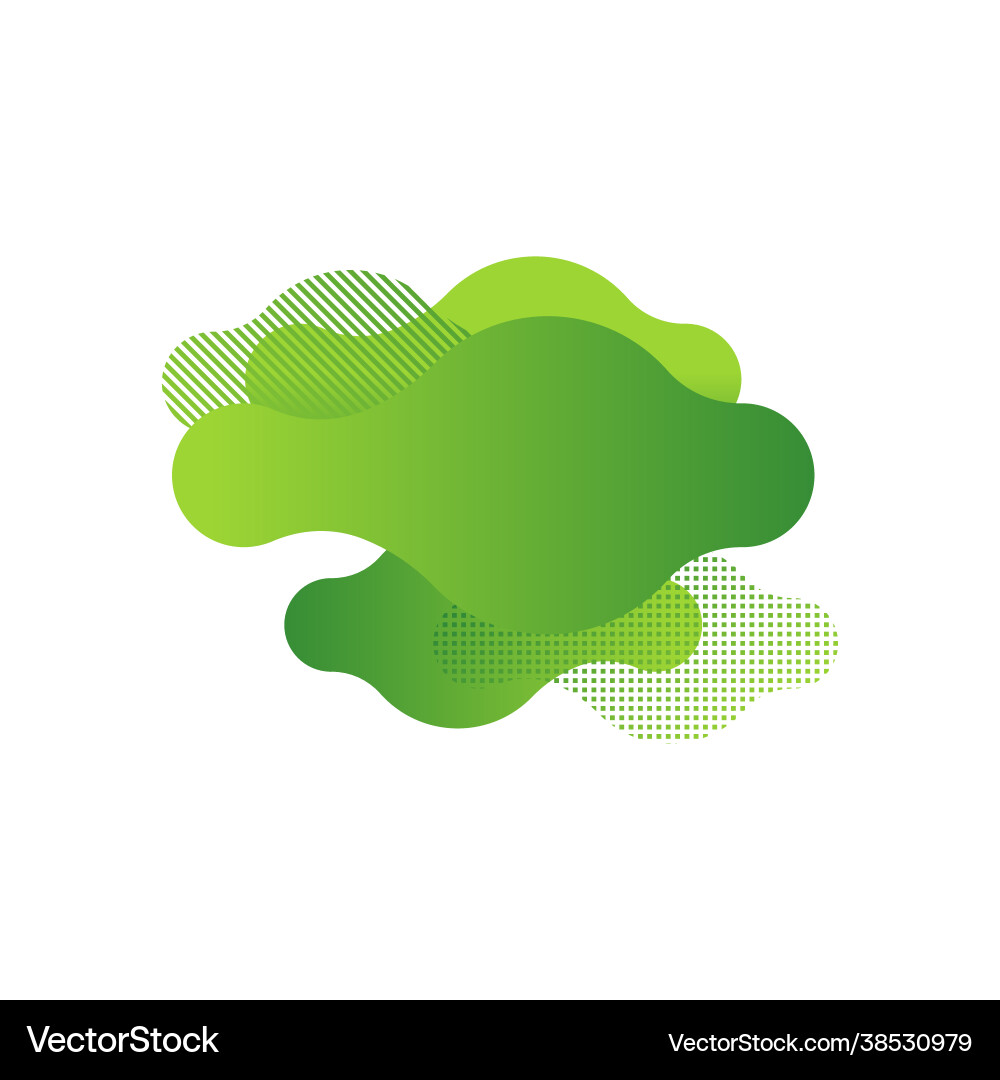 Abstract liquid shape fluid design Vector Image