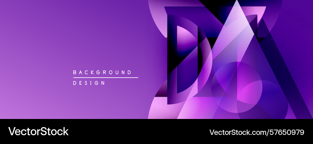 Abstract purple design features overlapping Abstract purple design features overlapping vector image