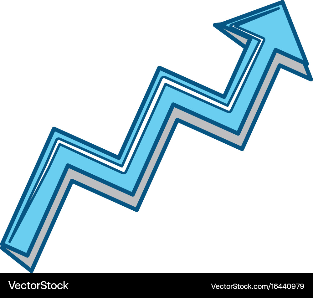 Arrow pointer symbol vector image