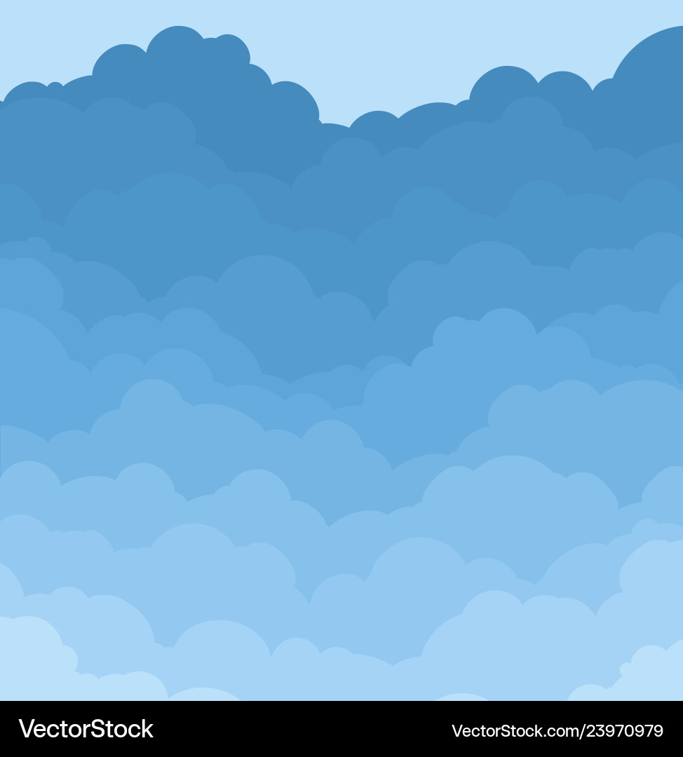 Background with clouds vector image