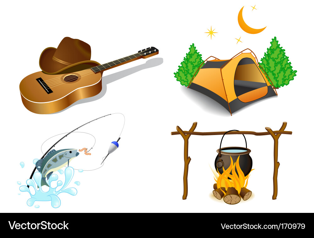 Cowboy Camp Vector Images (over 350)
