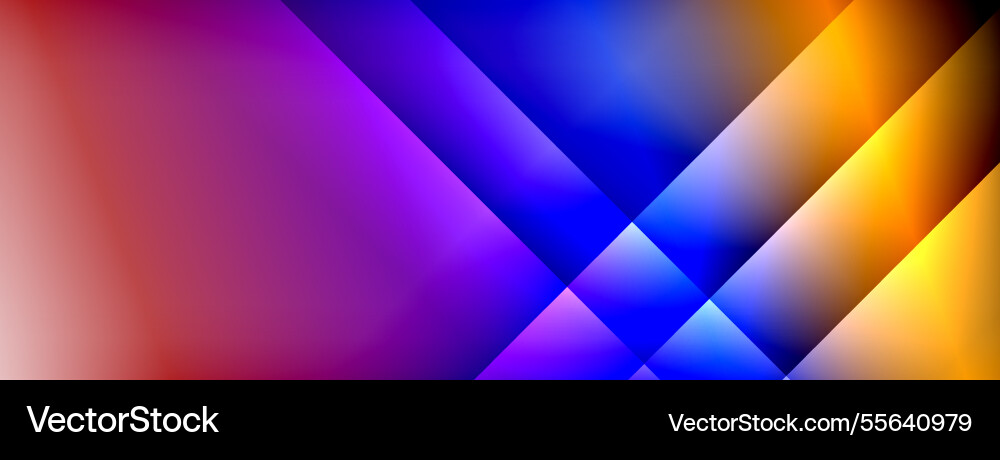 Colorful gradient with lines made of shadow Vector Image