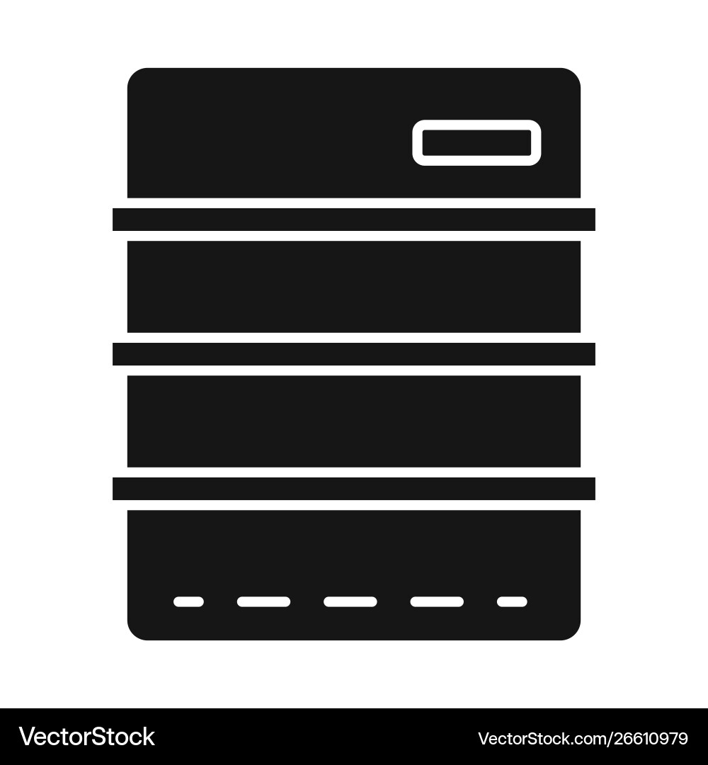 Isolated object cask and barrel icon Vector Image