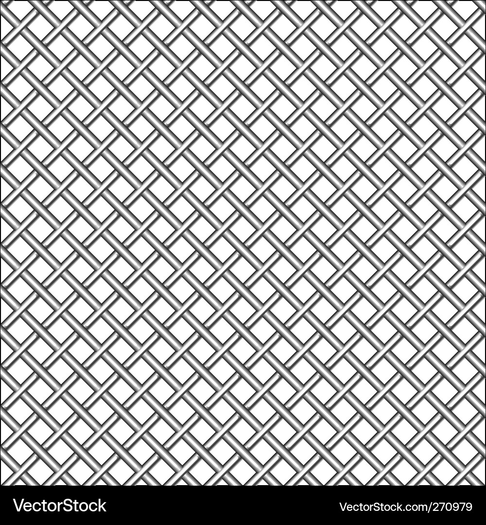 Metallic Mesh Pattern vector image