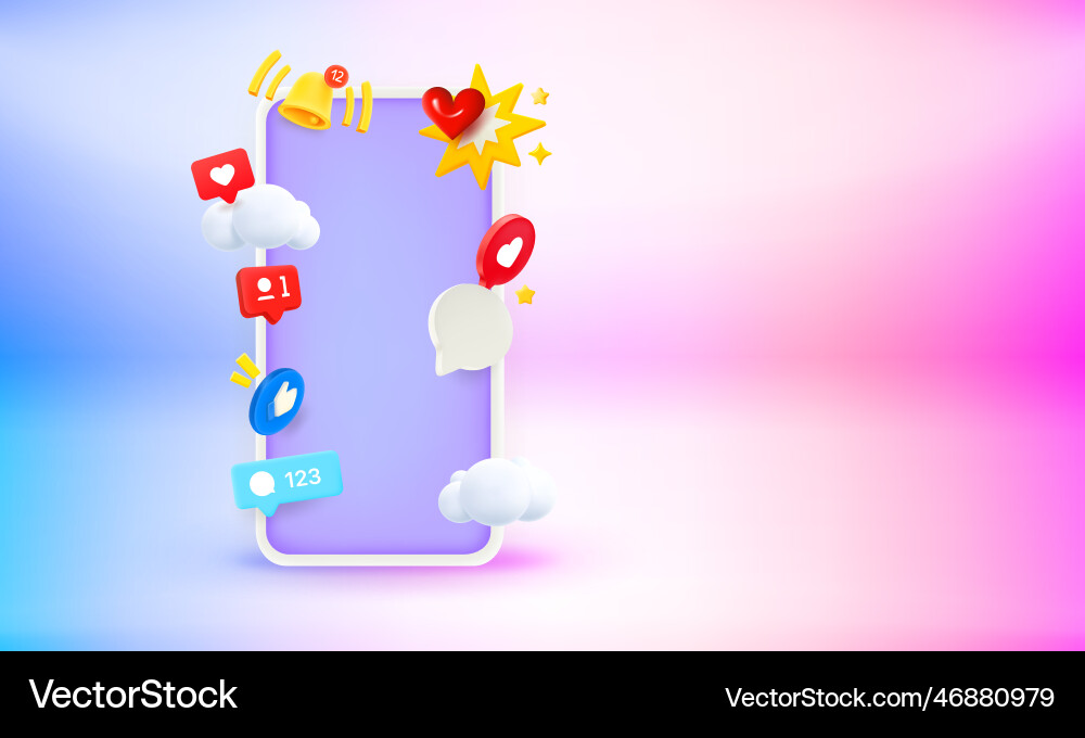 Modernes Smartphone mit Video Social Media Modernes Smartphone mit Video Social Media vektorbild