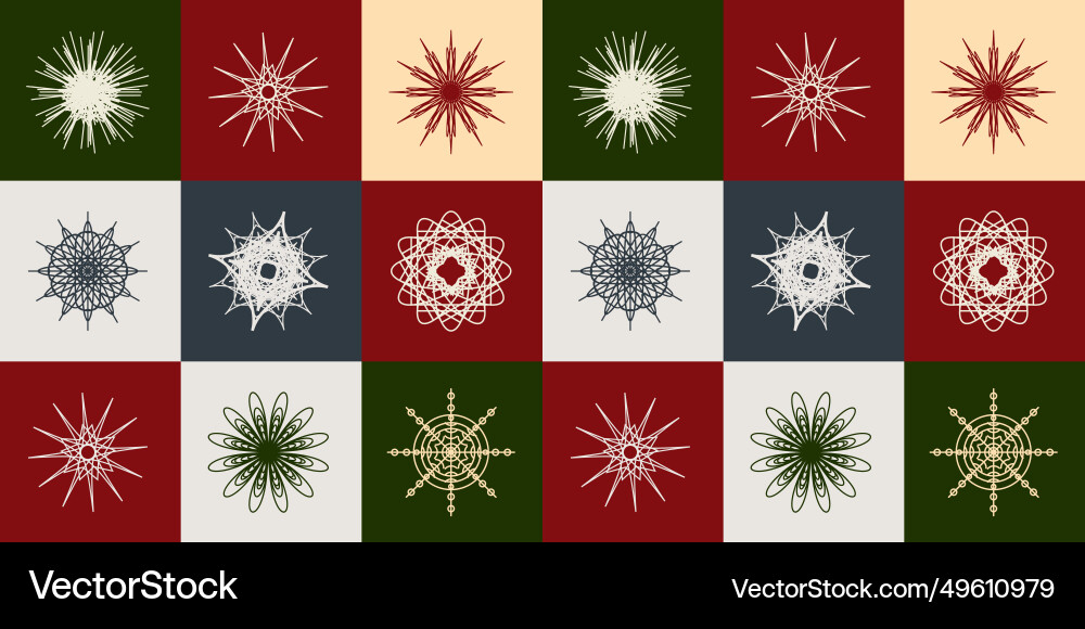 Pattern of squares Vector Image
